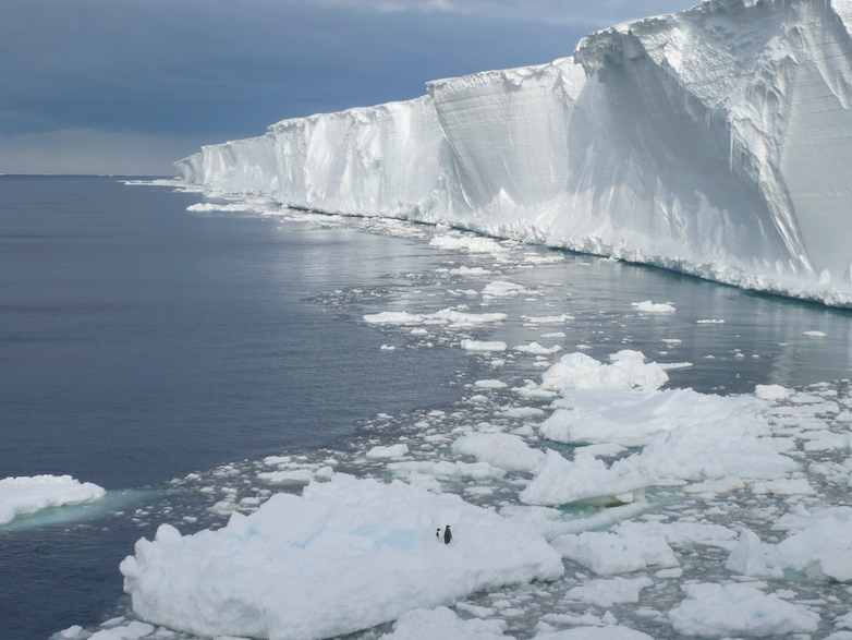 Enlarged view: ice shelf